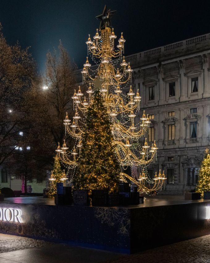 DIOR Chandelier Milano albero di Natale