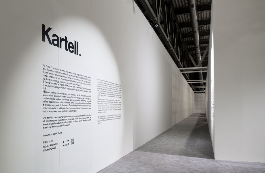 Kartell booth at Milano Salone del Mobile 2022