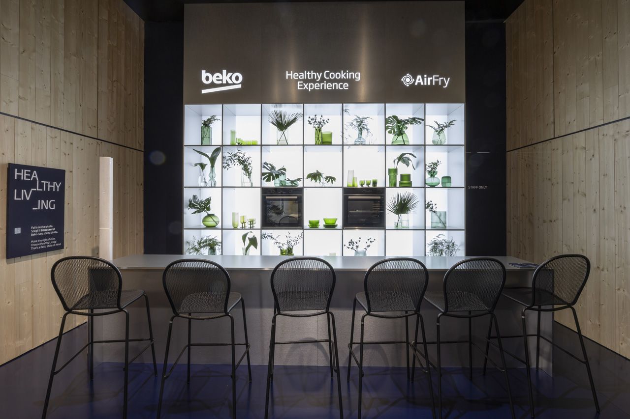 Stand BEKO al Salone del Mobile Milano 2024