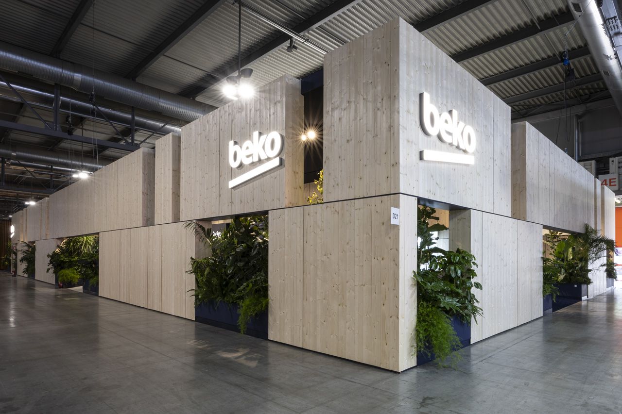 Stand BEKO al Salone del Mobile Milano 2024