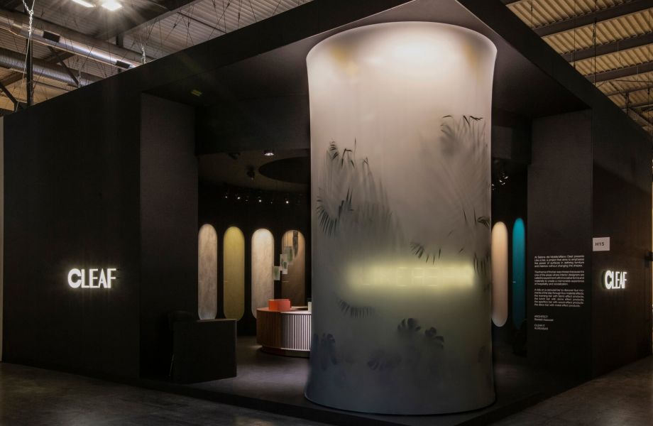 CLEAF booth at salone del mobile 2023