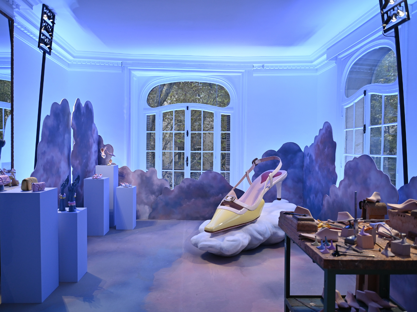 Roger Vivier fashion show in paris introducing spring summer 24 collection