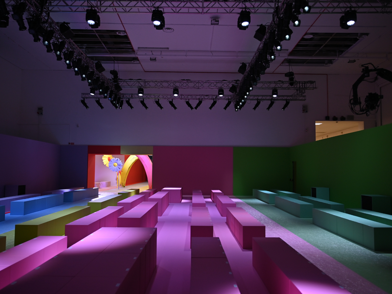 Benetton fashion show in Milan introducing spring summer 24 collection
